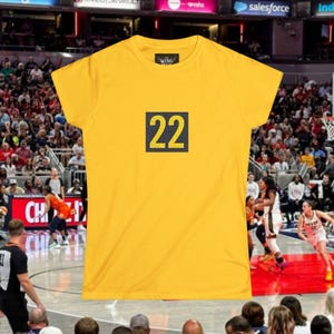 Caitlin Number 22 Tee | Casual Summer Shirt, Gift for Sports Fans, Birthday Present, Comfortable Everyday Wear, Unique Graphic Tee