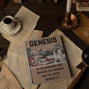 Genesis Spiral Bible Study Journal-Bible Journal