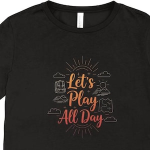 Bluey Shirt PNG, Bluey Shirt Birthday  PNG, Let’s Play All Day Bluey Family Adventure Shirt, High-Resolution Boho Bluey PNG for T-Shirts