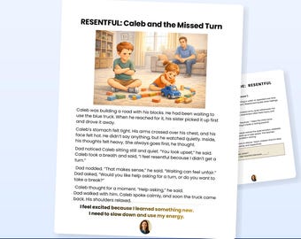 Historias de sentimientos para preescolares / Historias de emociones para niños / Aprendizaje socioemocional