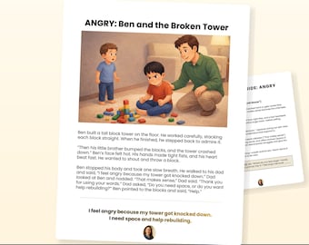 Historias de sentimientos para niños / Historias de aprendizaje socioemocional / Actividades de aprendizaje socioemocional en el aula