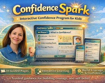 Self Esteem Activities for Kids | Confidence Building SEL Program | Confidence Spark
