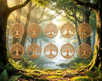 Celtic Tree of Life Laser Cut Files: 3mm Wood Art (Digital Download)