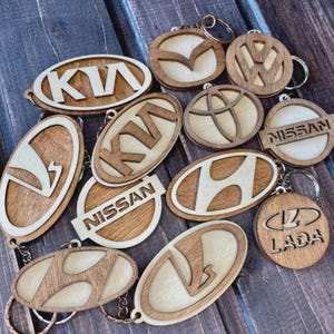 Car Keychain Bundle Lasercut DIY Files: CNC Template Vector File (Digital Download) image 5