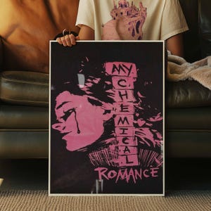 My Chemical Romance Emo Goth Digital Art | Printable Wall Art Poster | Instant Download