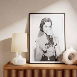 Vintage Glam Digital Art Printable | Retro Hollywood Wall Art | Instant Download Poster | Classic Style Decor