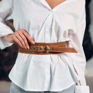 Womens leather waist belt, Leather belt for dresses, High waist belt, Leather wide belt women, Stylish belts women, Plus size waist belt