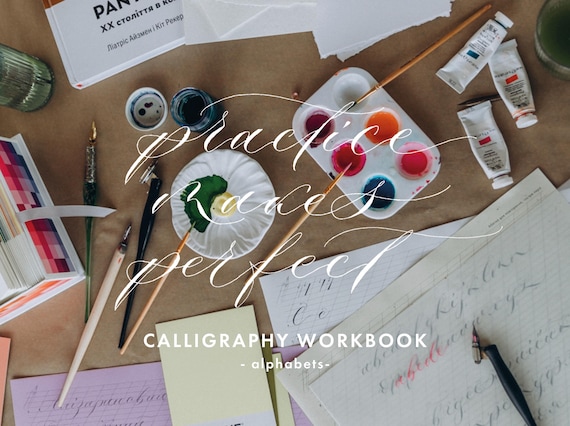 Free Calligraphy Alphabet Practice Sheets – 33 Pages | Copperplate & Modern Script Worksheets | Instant Download PDF