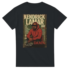 Kendrick Lamar Streetwear T-Shirt - Classic Fit Cotton Tee - Hip Hop Style Apparel