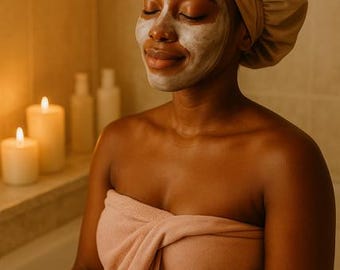 Soft Life Stock Photos for Black Women | Melanin Aesthetic | Self-Care & Cozy Lifestyle Bundle | Commercial Use