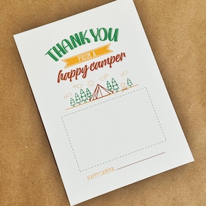 Camp Counselor Gift Card Holder | Summer Camp Gift Card for Camp Counselor, Staff | Happy Camper Gift Card