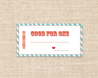 Printable Iou Coupon Template Printable Iou Coupon Template
