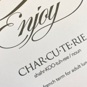 Printable Charcuterie Gift Tag - Food Gift Tag - Adult Lunch Gift Tag