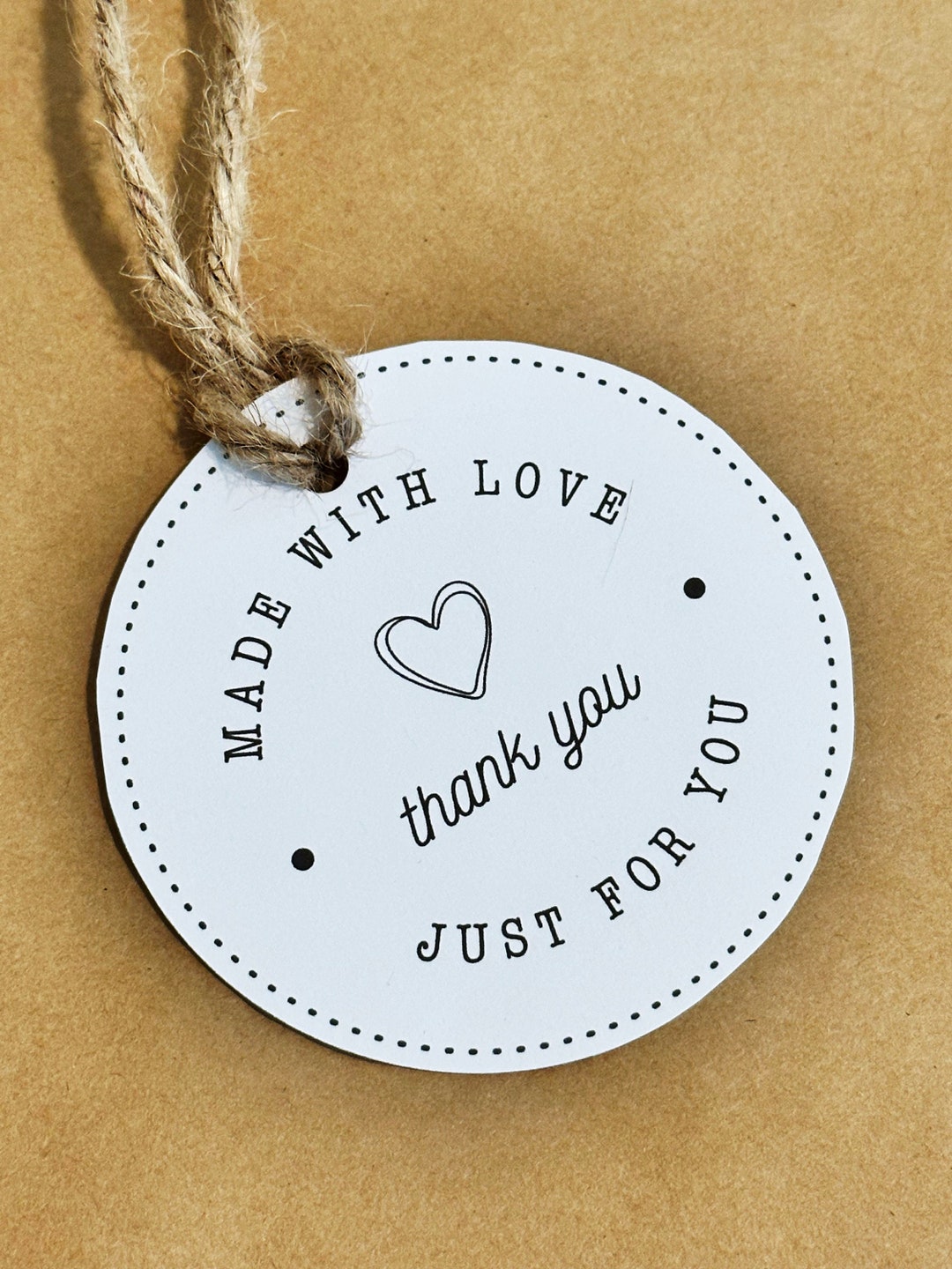 Printable Home Made Gift Tag | Made With Love Just for You ...