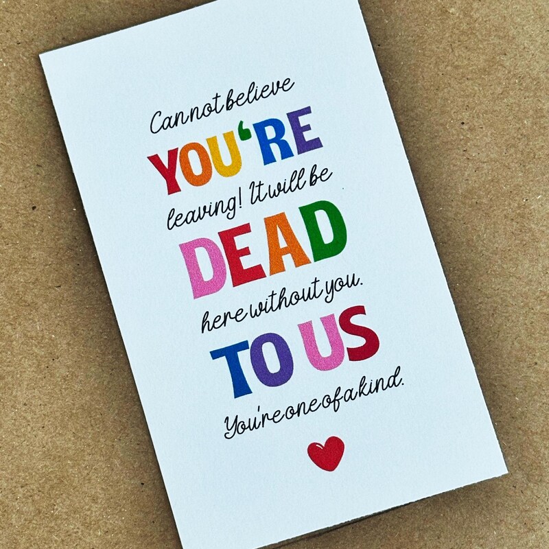 You're Dead to Us - Etsy