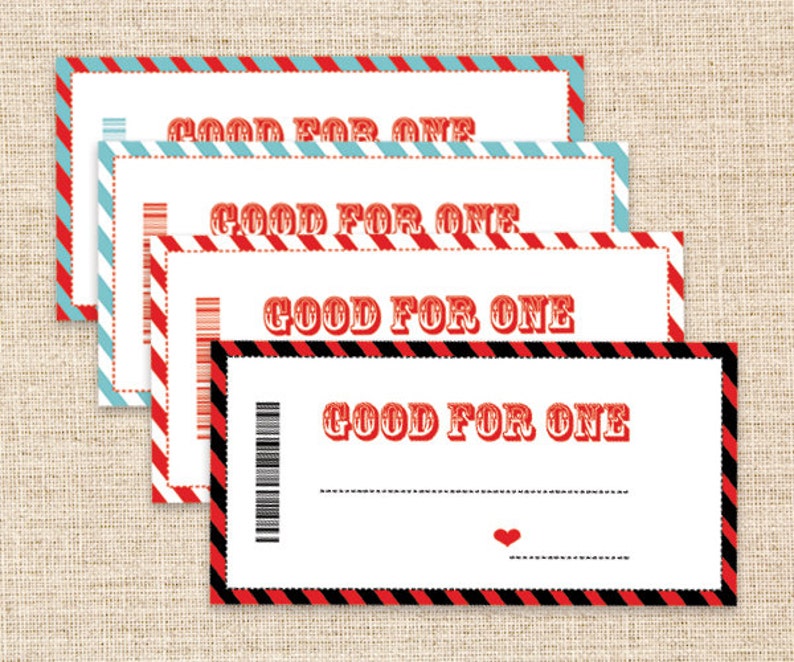 Printable Coupons Christmas Coupons Last Minute Gifts Etsy
