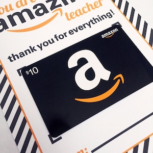 Porte-cartes incroyable - Carte-cadeau imprimable 5 x 7 pour les enseignants - Vous êtes un enseignant extraordinaire, merci pour tout !
