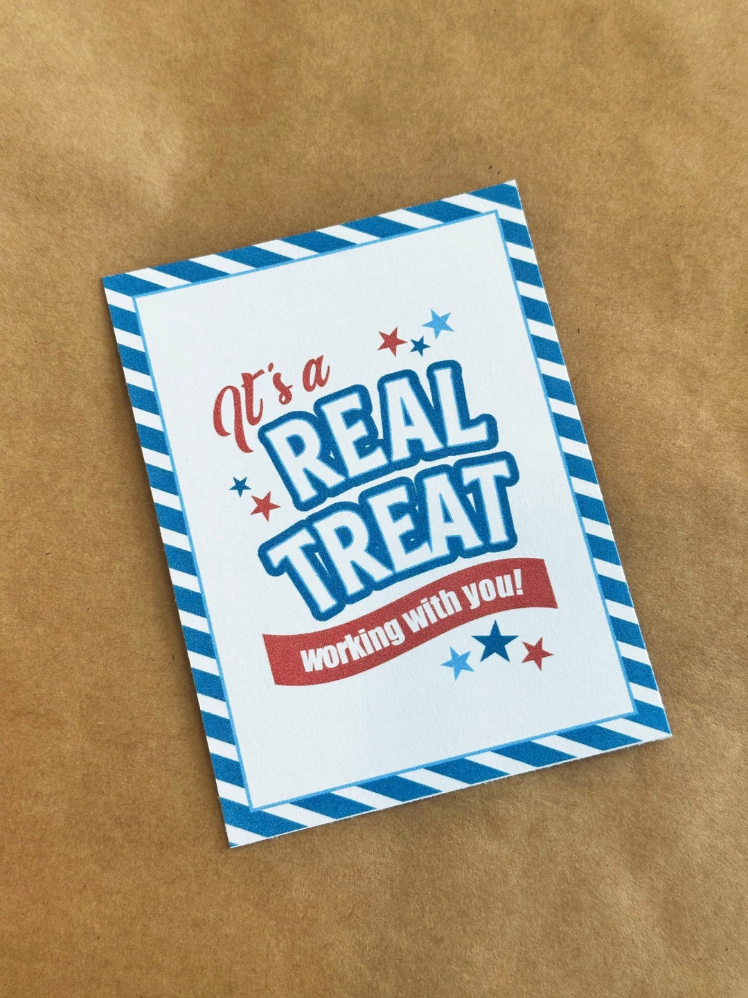 It #39 s a Real Treat Working With You Employee Treat Tag 3x4 Coworker It #39 s a Real Treat Working With You Employee Treat Tag 3x4 Coworker