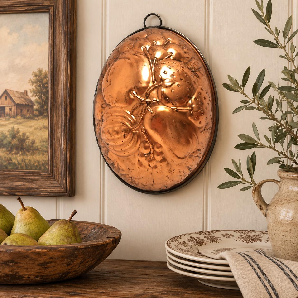 Kreamer Copper Fruit Mold 8