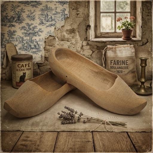 French Antique Clogs - Etsy