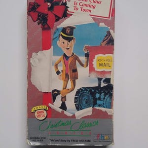 Vintage Santa Claus Is Comin&#39; to Town VHS: Rankin Bass Christmas Classic