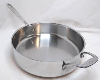 Emeril 3 Qt Stainless Steel Sauté Fry Pan with Copper Bottom (10-inch)