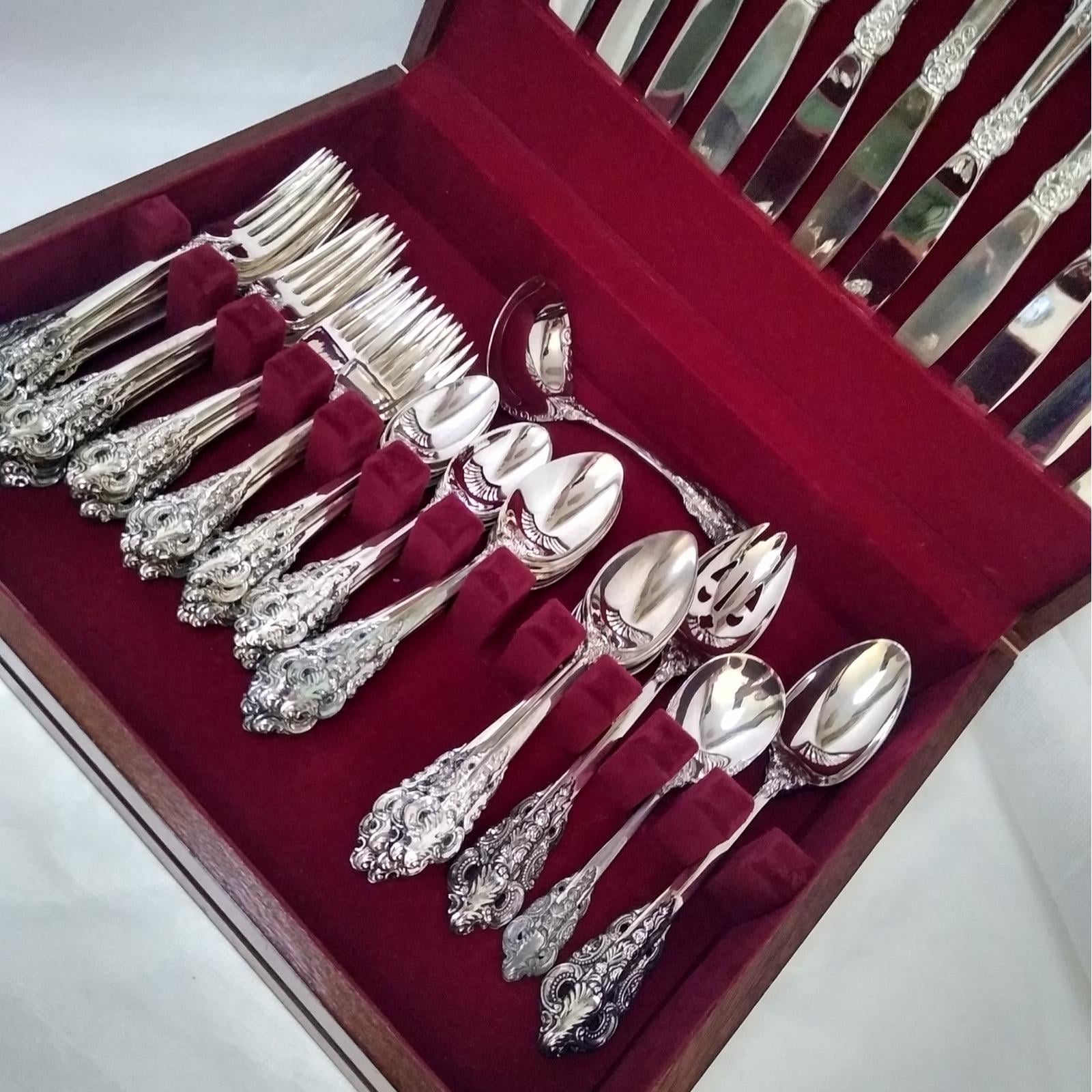 Godinger Baroque Silverware - Etsy