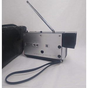 Vintage 1970 Panasonic TR-001 Mica 1 Micro Pocket CRT TV Japan Powers On As-Is