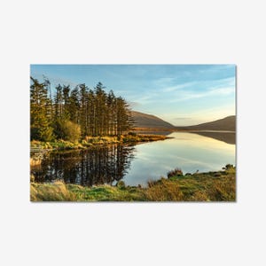 Sunset at Spelga, Mourne Mountains - 12x8&quot; Photo Print