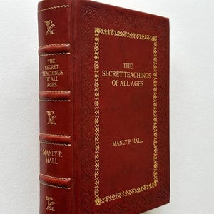 Die geheimen Lehren aller Altersgruppen, Leder gebunden, Manly P Hall