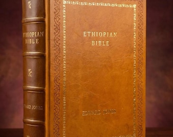 Biblia etíope completa en inglés, 88 libros, Edward Jones [Edición encuadernada en cuero]