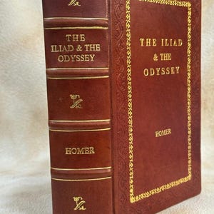 Die Ilias & DIE Odyssee von Homer In Leder gebundene Ausgabe
