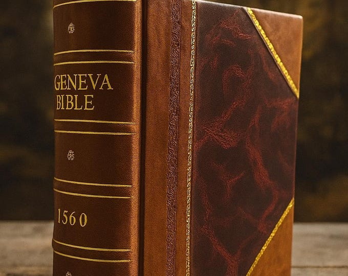 The Geneva Bible 1560 [Leather Bound]