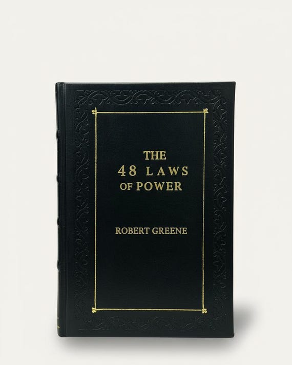 The 48 Laws of Power Robert Greene Re-bound [leather Edition] - Etsy