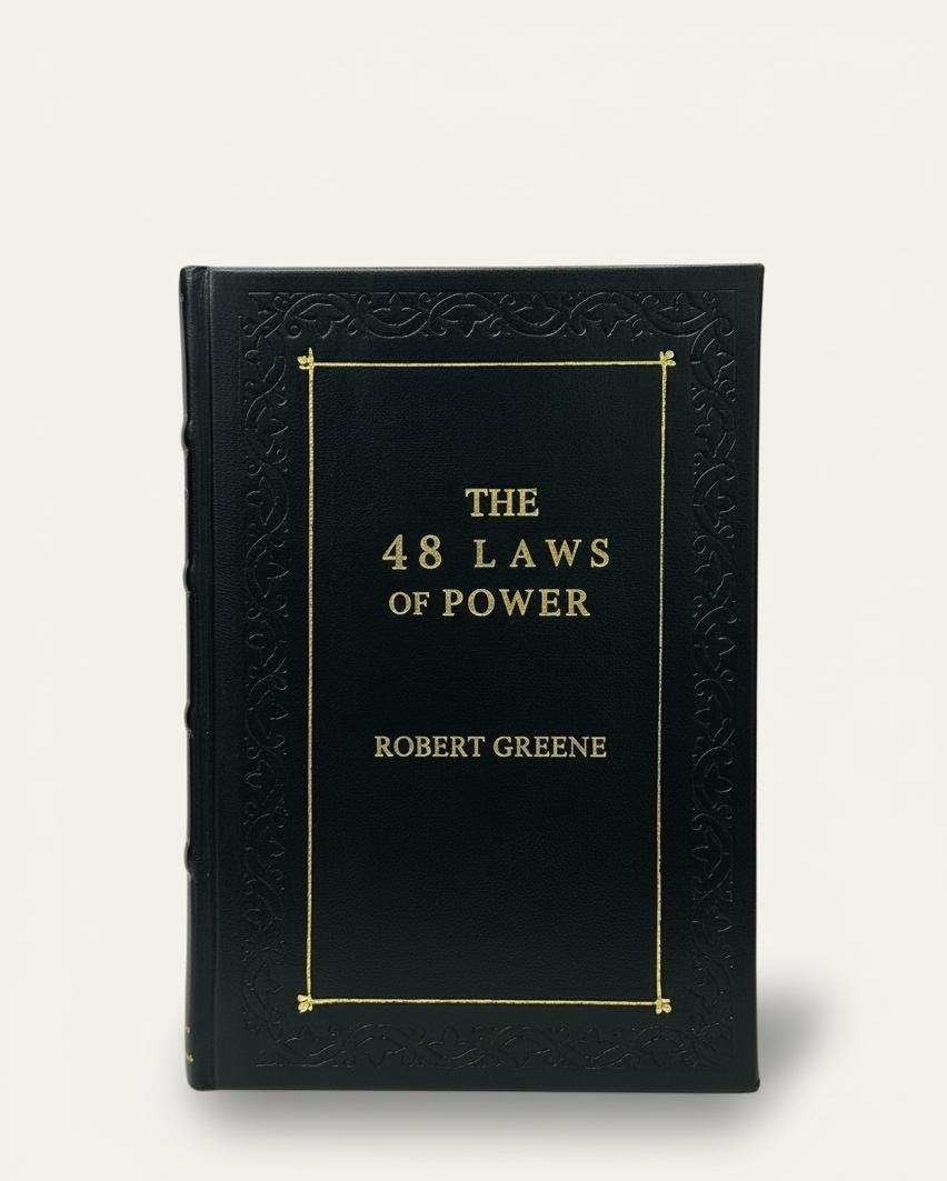 The 48 Laws of Power Robert Greene Re-bound [leather Edition] - Etsy
