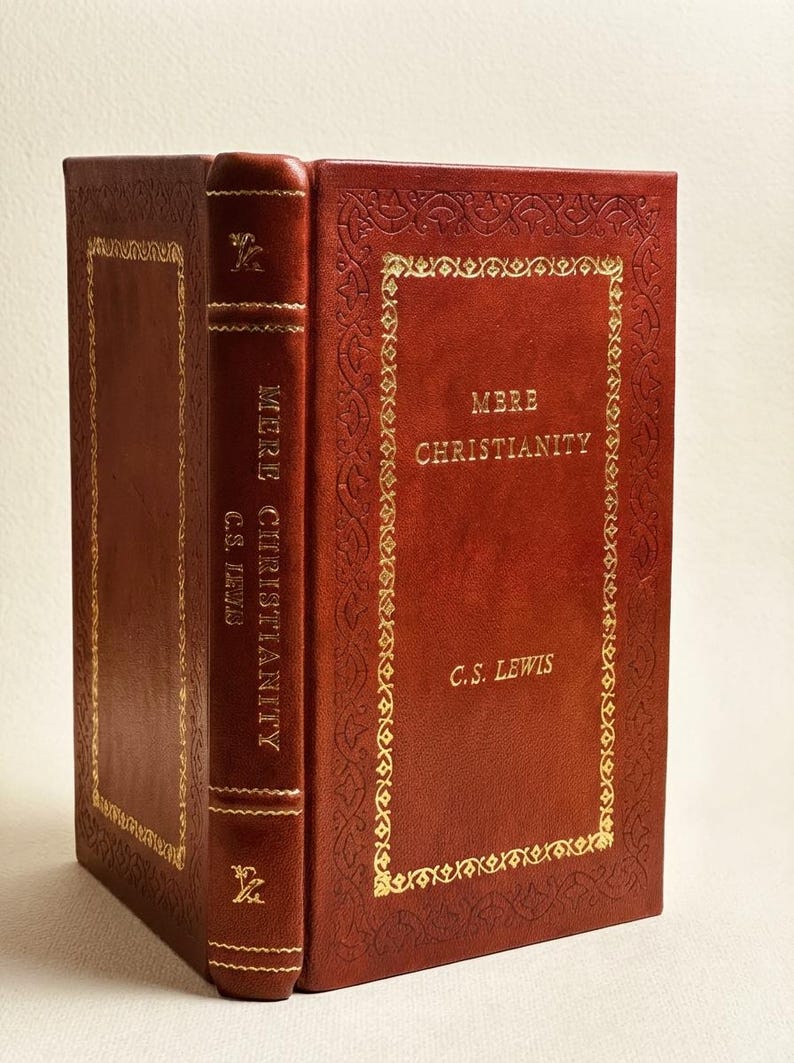 Cristianismo puro de C. S. Lewis (Edición encuadernada en piel) imagen 1