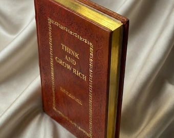 Denke nach und werde reich von Napoleon Hill Leather Bound Edition