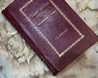 Harry Potter en de Steen der Wijzen J.K Rowling Leather Edition