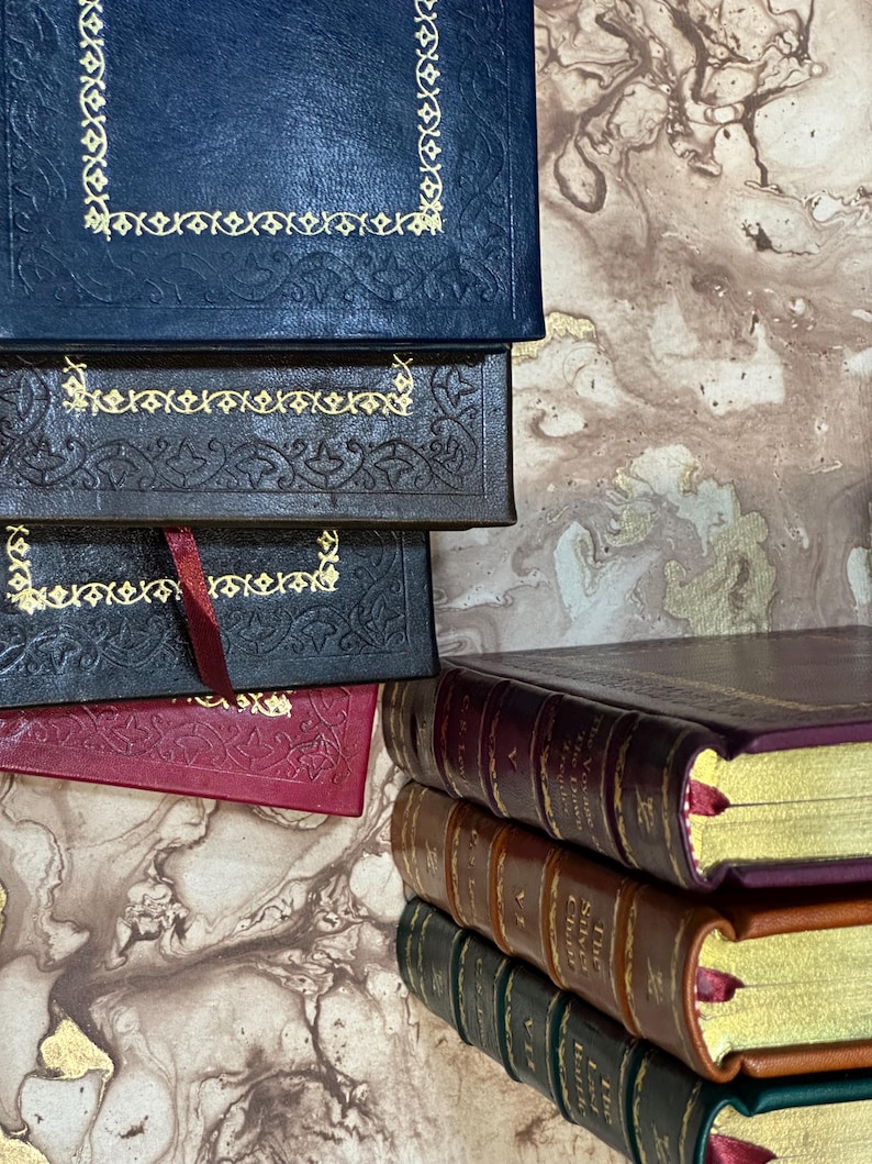 Crónicas de Narnia, 7 libros, C.S. Lewis. Edición encuadernada en piel. imagen 4