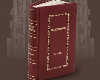 Necronomicon By Simon | Premium Leather Bound Grimoire