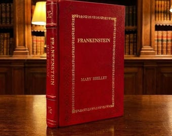 Frankenstein by Mary Shelley Leather Bound
