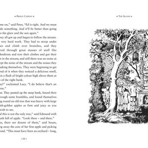 Crónicas de Narnia, 7 libros, C.S. Lewis. Edición encuadernada en piel. imagen 6