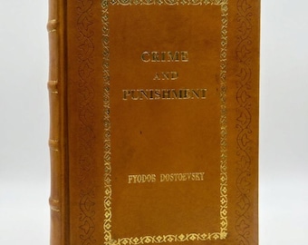 Crime et châtiment édition reliée en cuir de Fiodor Dostoïevski