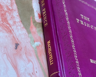 The Prince, machiavelli met goudkleurige randen [leder gebonden]