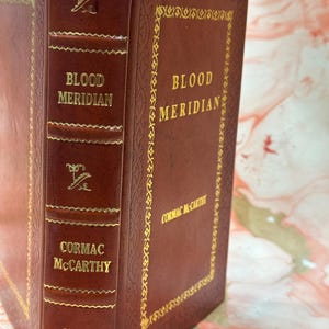 Blood Meridian Cormac McCarthy Läderinbunden Bok