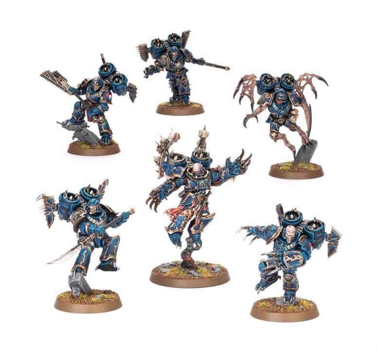 Warhammer 40k Chaos Raptor En Métal - OOP Games Workshop - Figurine Démontée Non Peinte