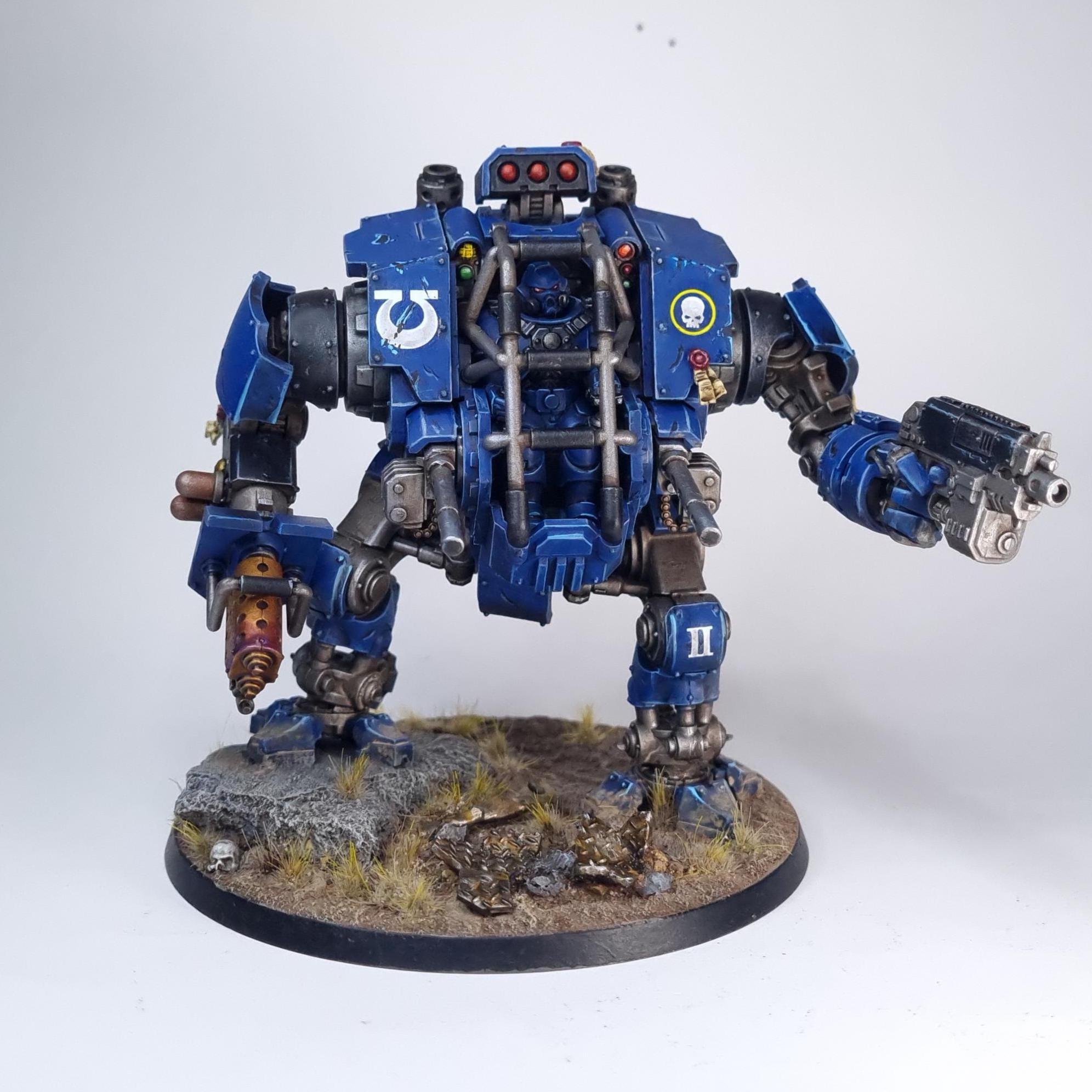 Figurine Warhammer 40K : Primaris Invictor Tactical Warsuit (plastique, Space Wolves)