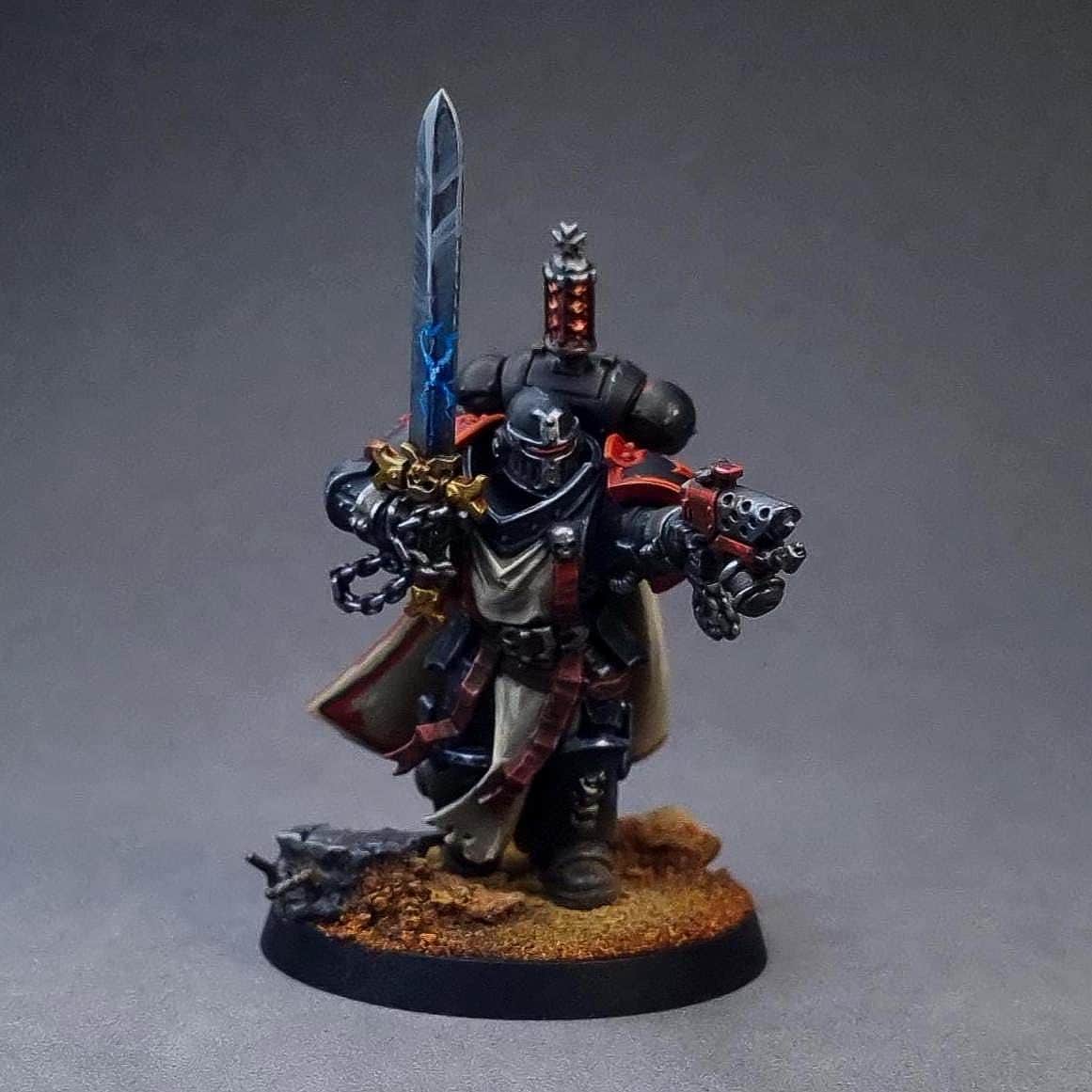 Warhammer 40K – Black Templars Sword Brethren Squad Finecast – Neuf Démonté Non Peint