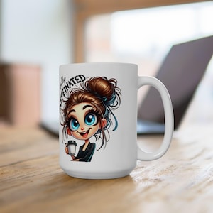 Verspielte koffeinhaltige Keramiktasse: Einzigartiges Geschenk für Kaffeeliebhaber