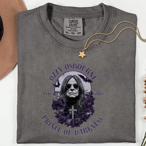 Comfort Colors Ozzy Osbourne Classic Portrait T-Shirt | Vintage Rock Unisex Tee